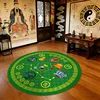 Seven-Star Round Cushion - Green