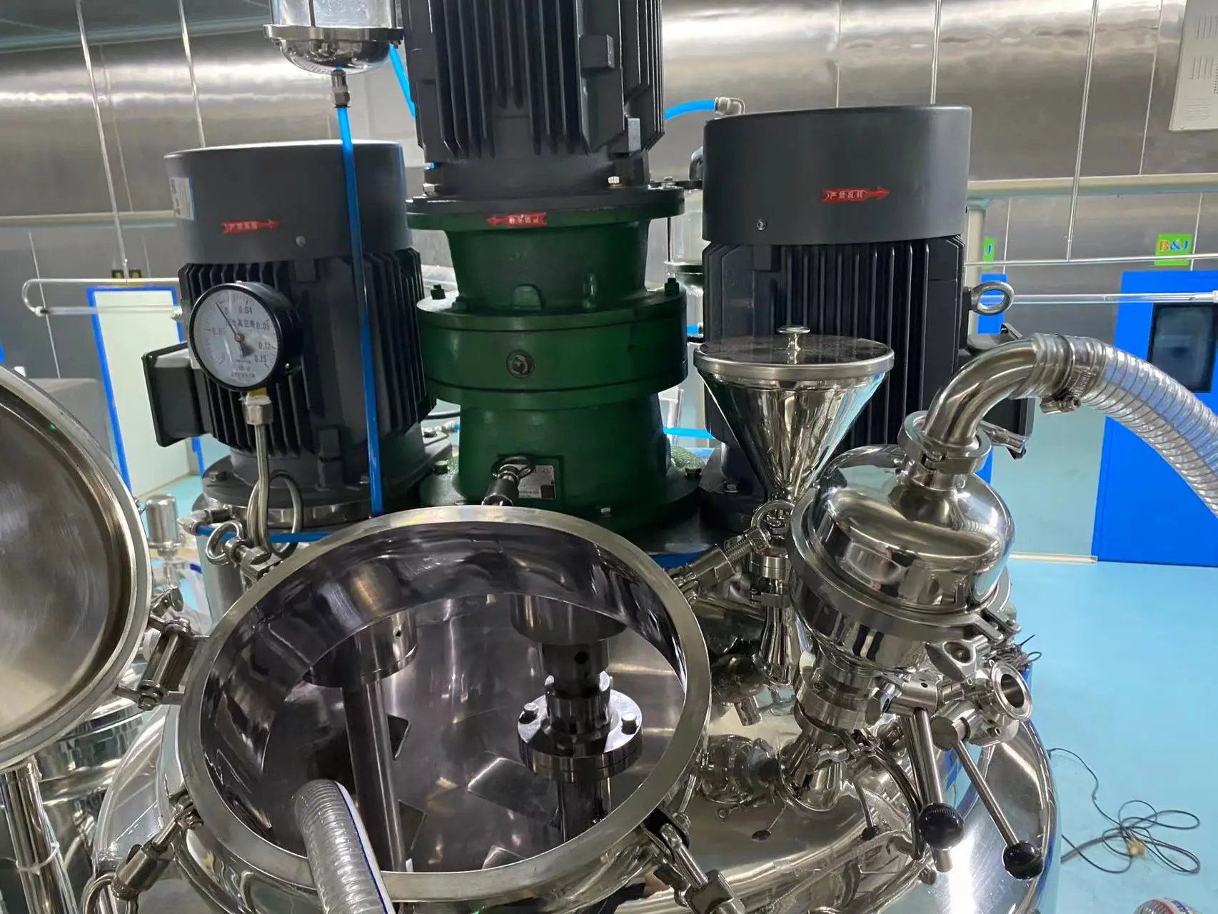 Cosmetics Production Vacuum Emulsification Homogenizer Emulsifier