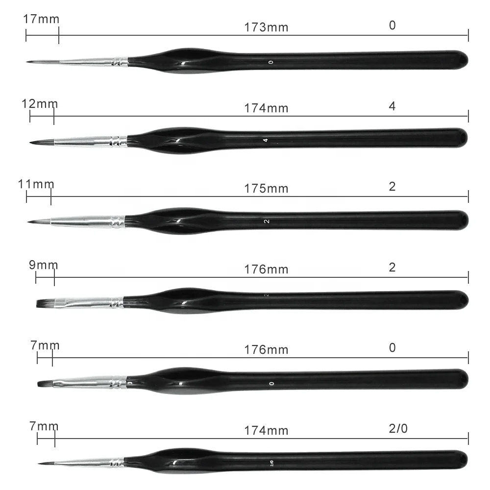10 шт. набор кистей для