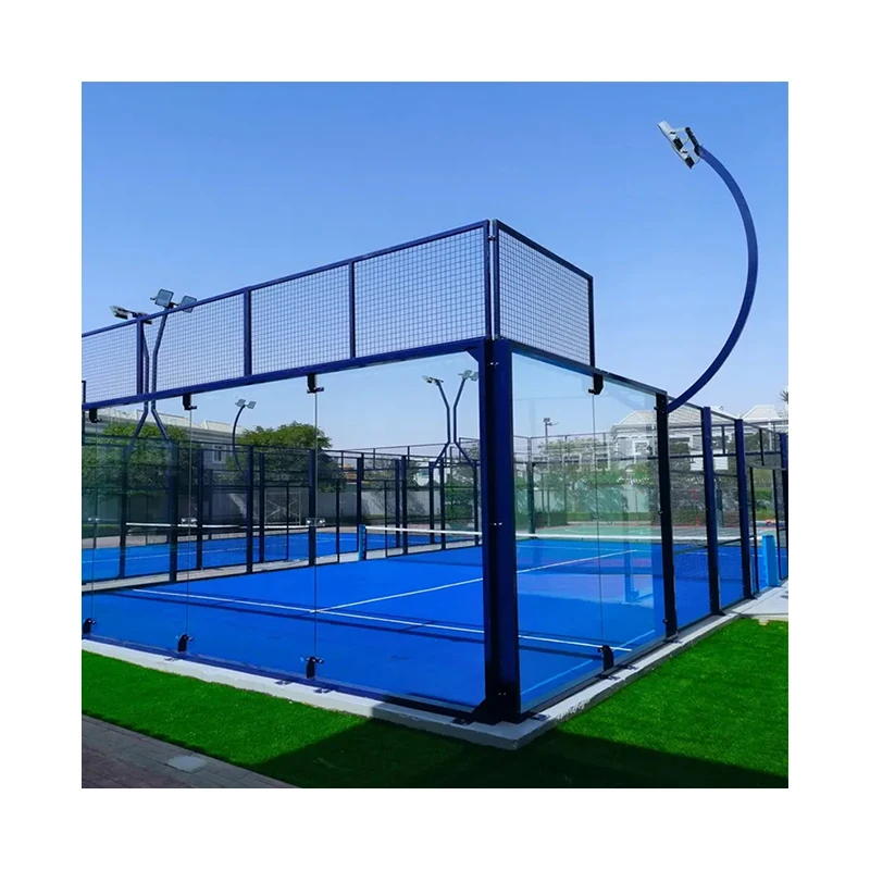 Fornitore di erba artificiale panoramica per campi da tennis padel all'ingrosso per campi da tennis padel