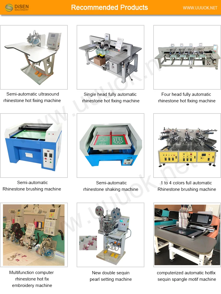 Two Heads Cording Sequin Kit and Cord Cap Beads cd Swf Spangle Embroidery Machine One Head for Spir Parts Device Champion