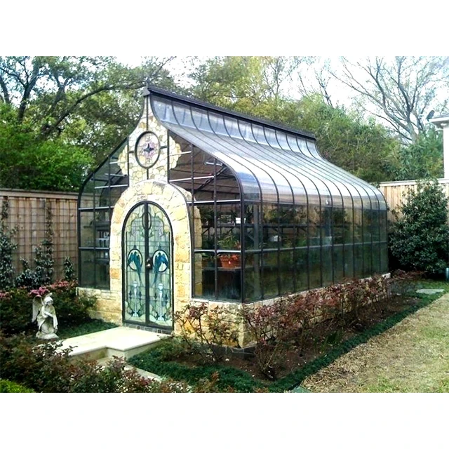 
 Горячая Распродажа, консерватория, Двойные изогнутые стеклянные сборные солнечные комнаты  