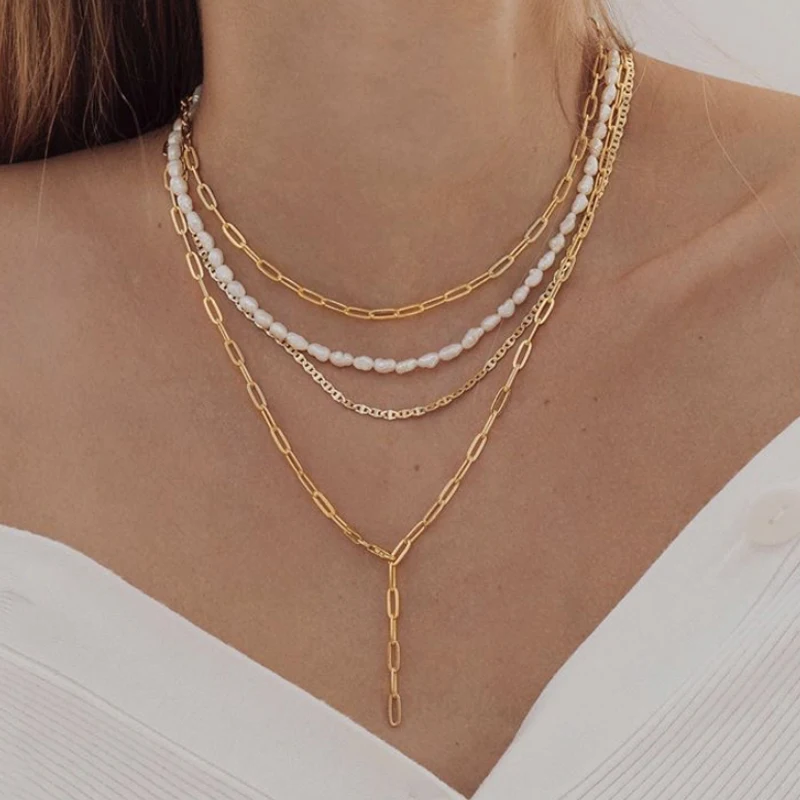 Link Chain Choker Necklace Chockers 