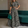 Dark Grey Leopard Print