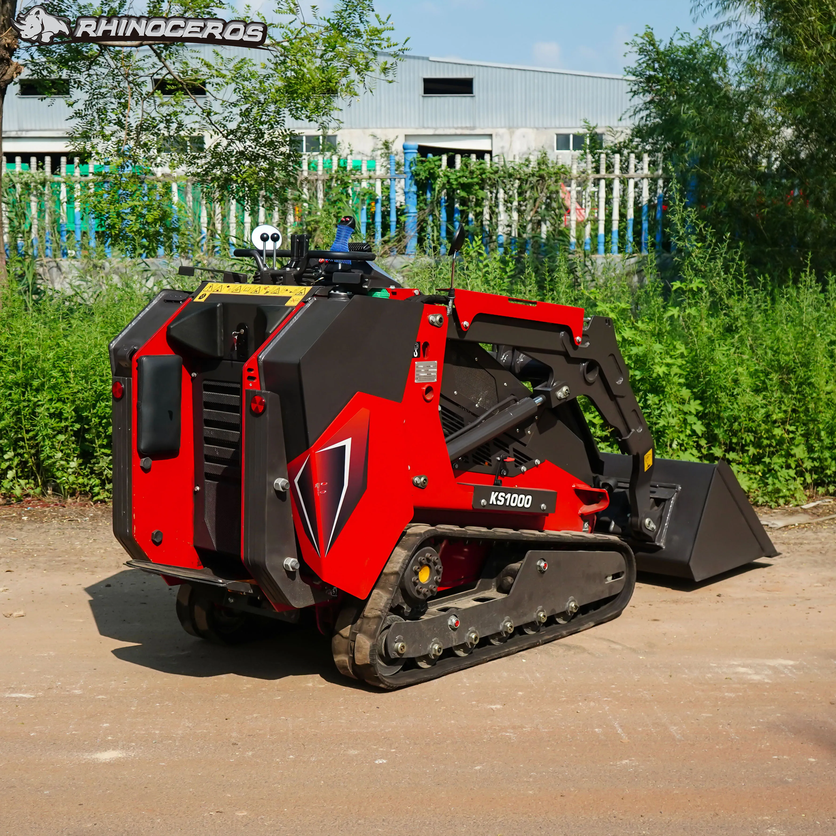 RHINOCEROS Skid Steer Loader Compact Construction Machine Skid Steer Attachments Mini Skid Steer Loader New