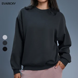 Evaricky Warm Regular Long Sleeve High Quality Casual Outdoor Fitness Wear Breathable Windproof Women's Sports Top Running