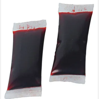 Fake Blood Simulation Vampire Cos Easy to Clean Film Blood Bag Blood Bag Props