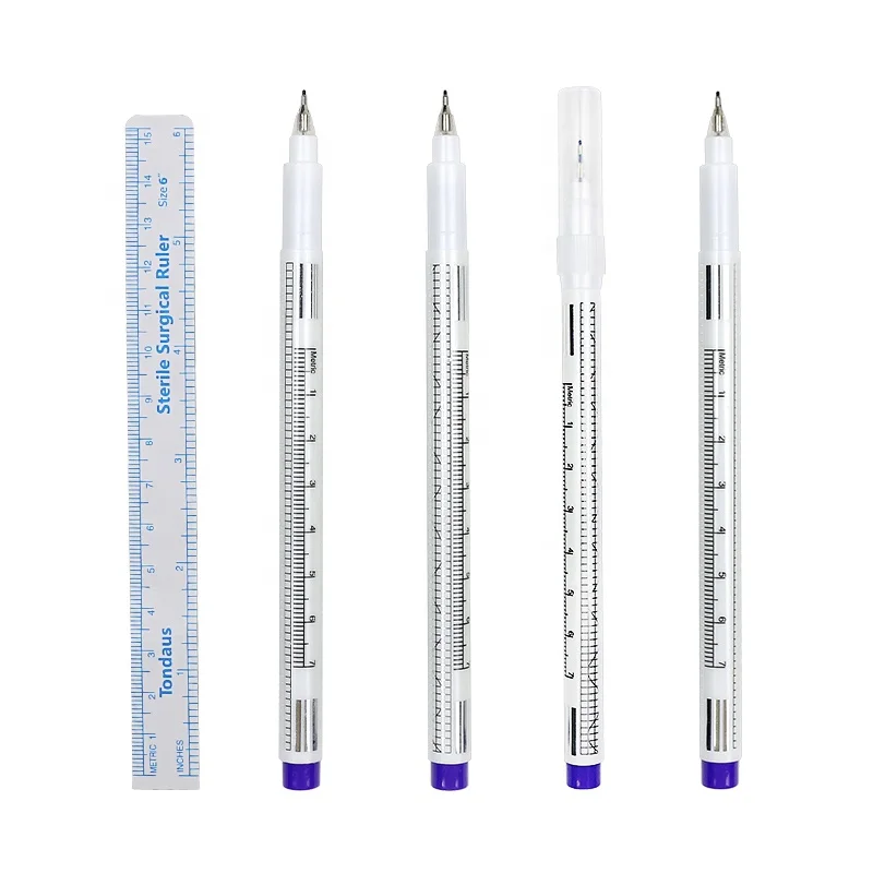 BECOL высококачественный авторский маркер для кожи профессиональный Хирургический медицинский стерилизованный набор маркеров с индивидуальным логотипом