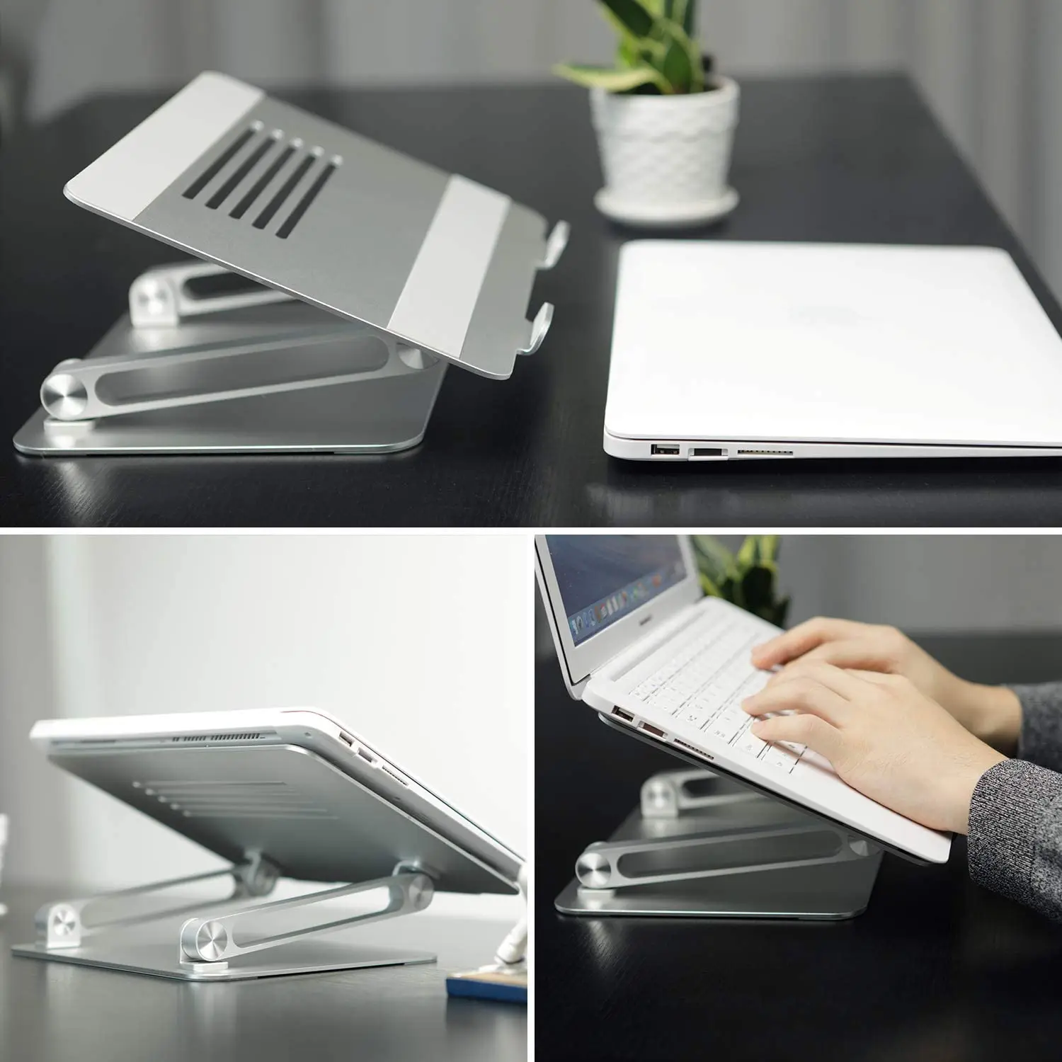 Nillkin Foldable Stand Notebook Home Laptop Riser Ergonomic 180 Degree Aluminum Modern Tablet Laptop Folding Stand