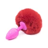 pink anal plug  red rabbit tail