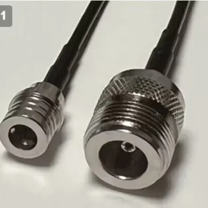 Qma  Male Plug to N Female Jack  Rg223  Jumper Cable Assembly