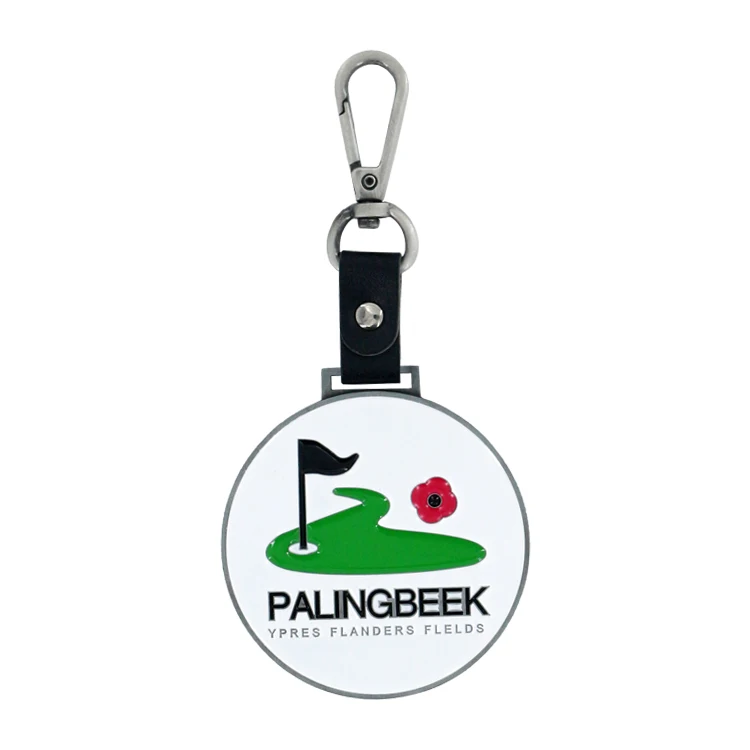 Metal Golf Bag Tag Factory Wholesale Custom Logo Metal Tag For Bag