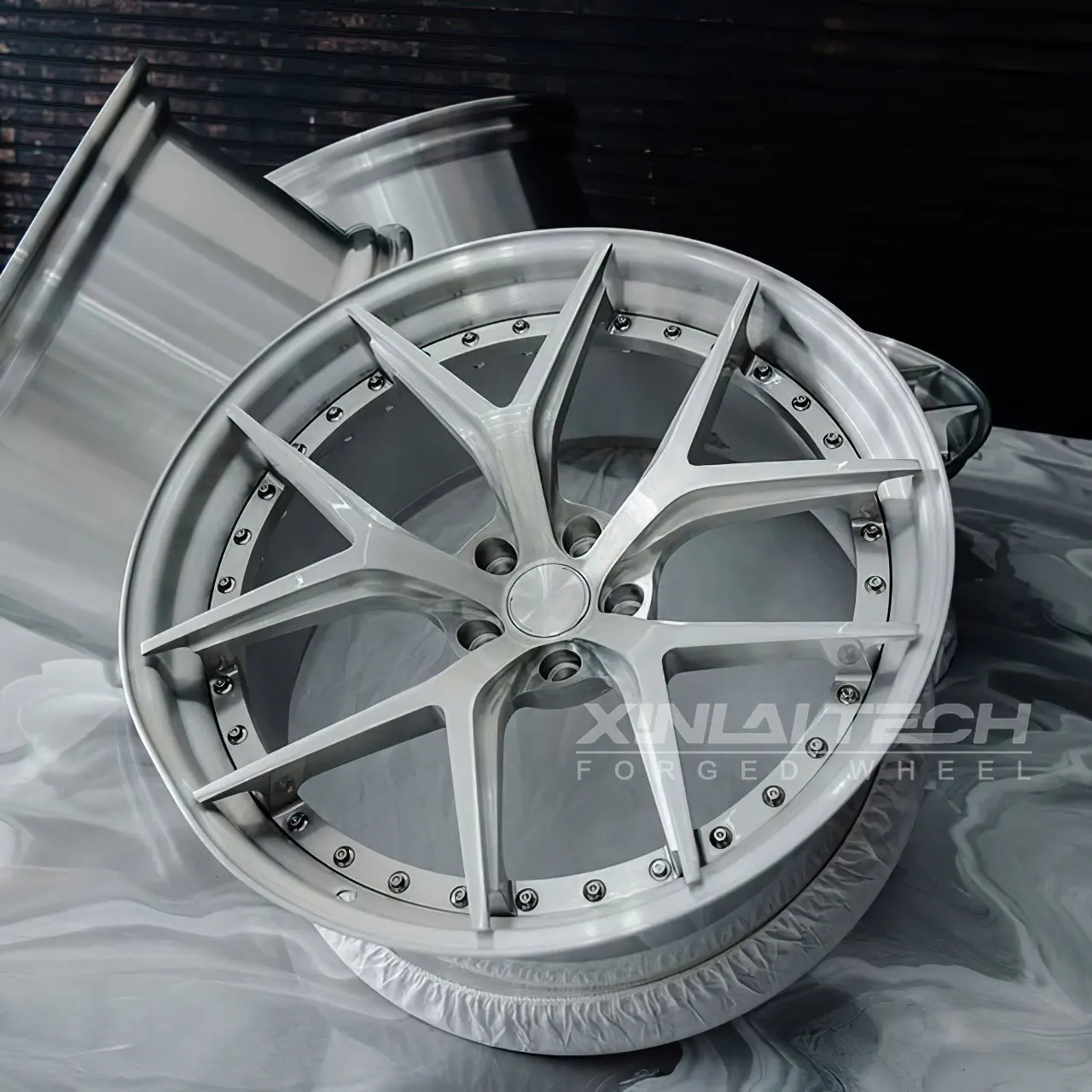 XL 2 Piece Forged Wheels 5x112 5x114.3 5x120 Aluminum Alloy Rims for BMW Mercedes Audi Custom Finish Wheels - Image 2