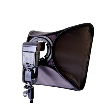 60x60cm Photo Portable Flash Softbox Photography Studio Portrait Soft Box with S Type Bracket detail image