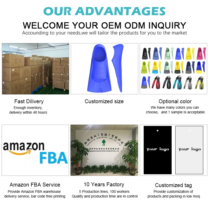 Cheap Price Long Flipper Carbon Fiber Blade For Freediving Carbon Fiber