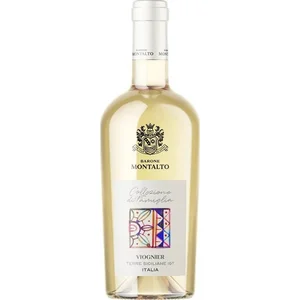 Italian White Wine Viognier Sicilia IGT 750Ml Perfect With Spicy Dishes And Soft Cheeses 6 Bottles Per Box