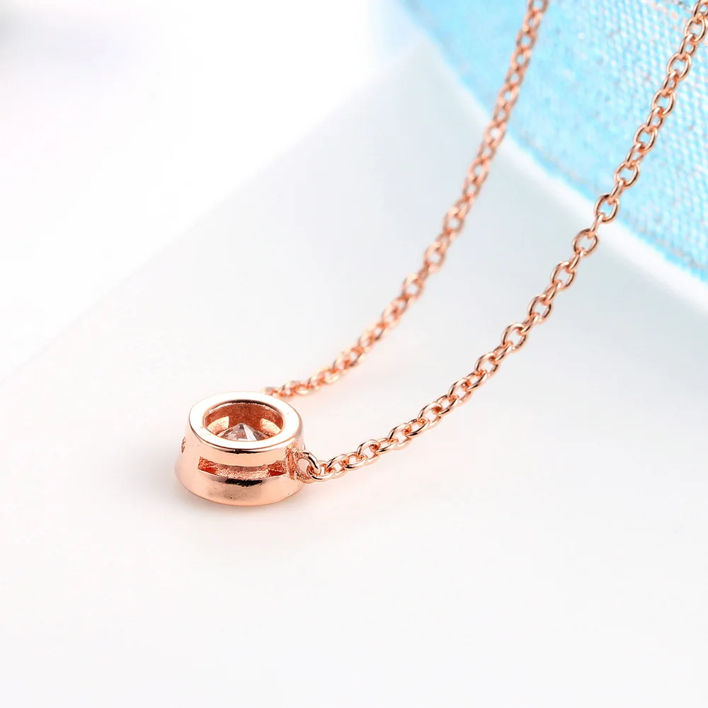 Dropshipping 14k Gold Necklace Silver Plated Necklace Pendant For Women