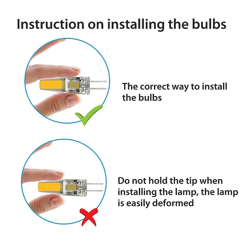 High-quality G4 LED Lamp COB 1505 Sapphire G9 LED Bulb AC/DC12V-24V Dimmable  No stroboscopic