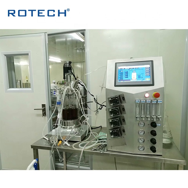Настольный стеклянный биореактер, биореактер, ферментер, биореактер