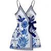 Blue Floral Print