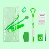 Transparent bag green