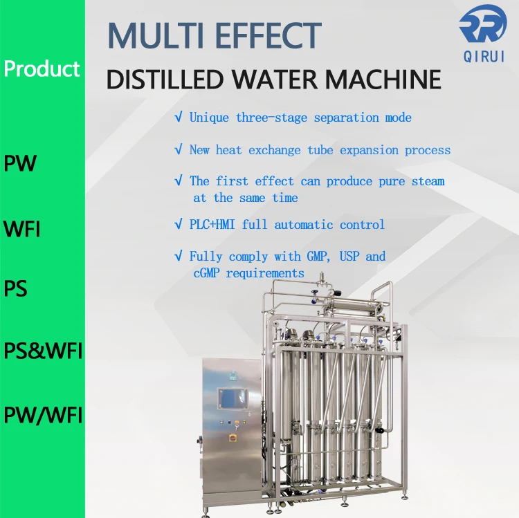 LD Multi-effect Distilled Water Machine - Shanghai Pharmaceutical Machinery