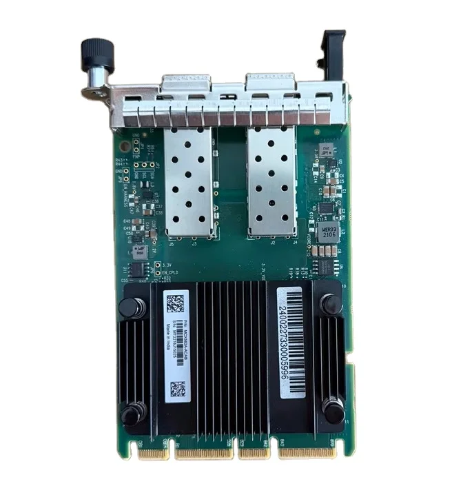 Mellanox Dual-Port 10/25GbE SFP28 PCIe Network Card with 25GbE Ethernet and X8 Lane for Server Applications