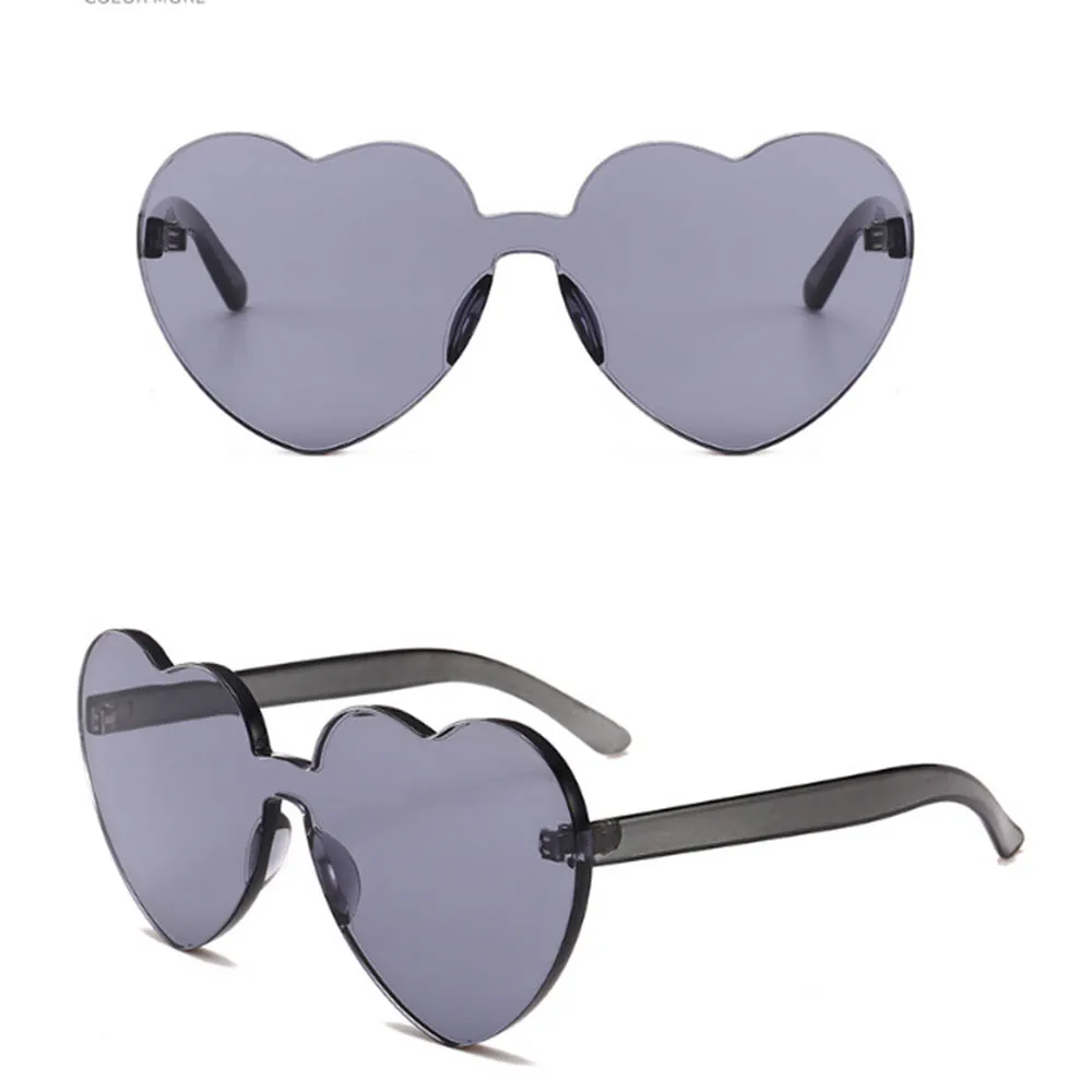 Accessories Sunglasses & Eyewear Sunglasses Colorful Heart Sunglasses 