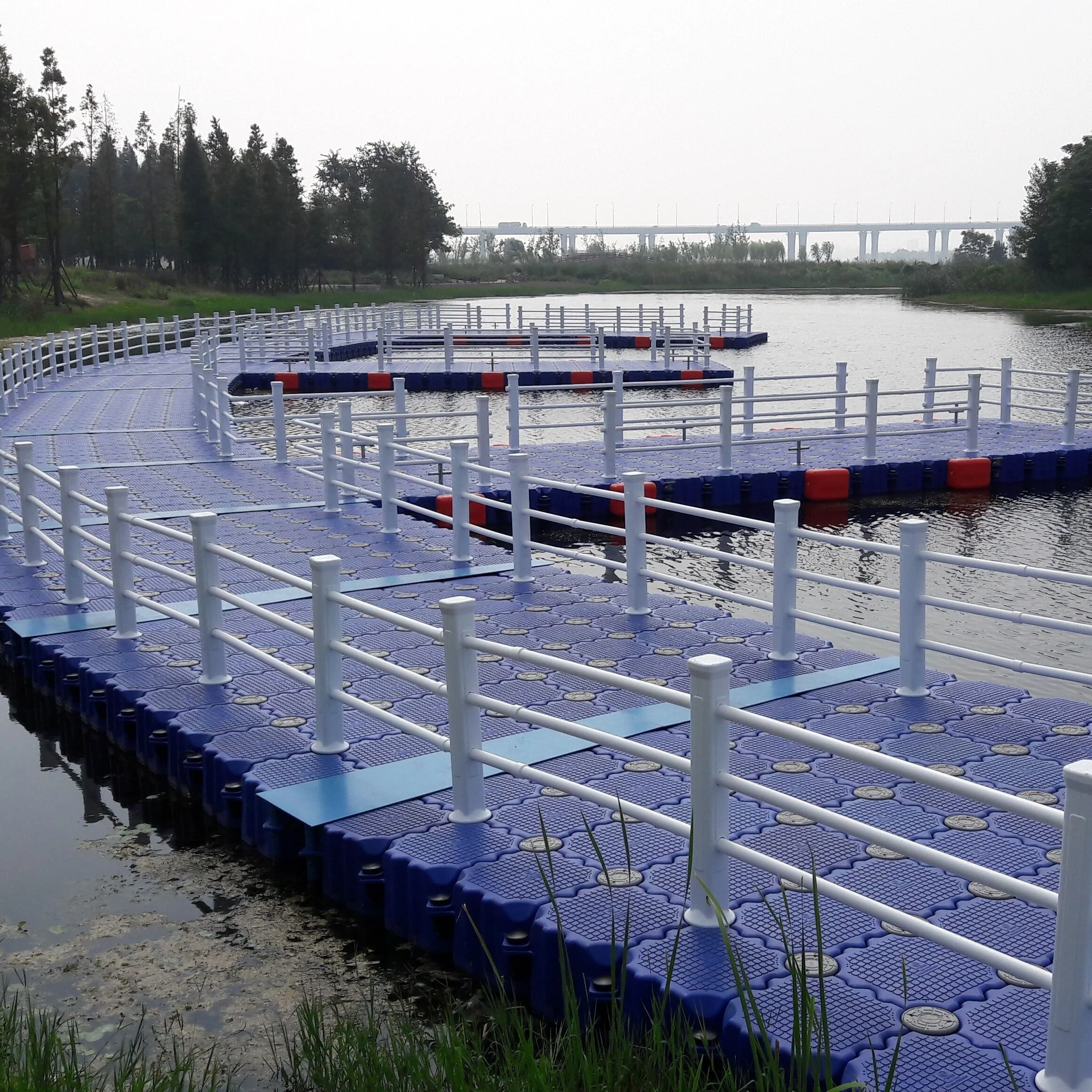 Good Price Floating Pontoon GZZH Floating Dock Bangladesh Myanmar Market Making a Floating Pontoon