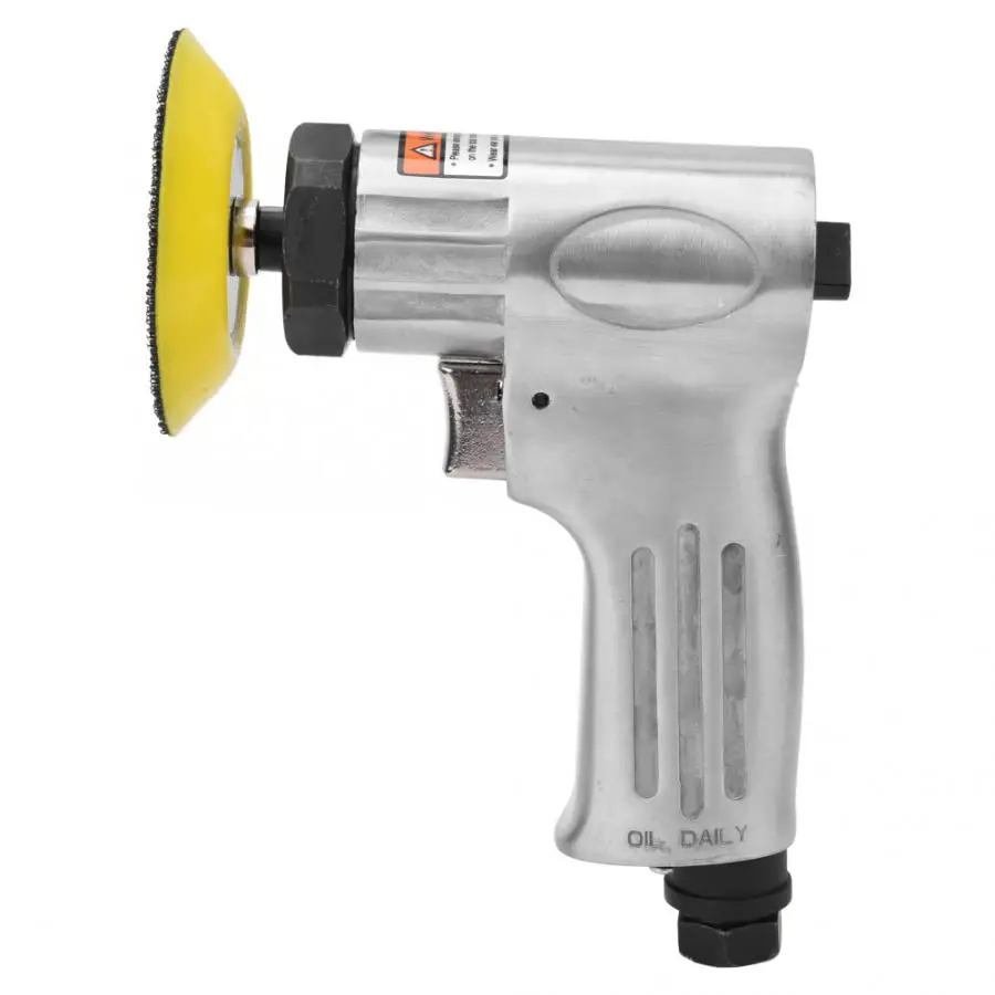 Компактный комплект пневматической полировальной машинки идеально подходит для полировки уплотнения и нанесения автомобильной отделки.