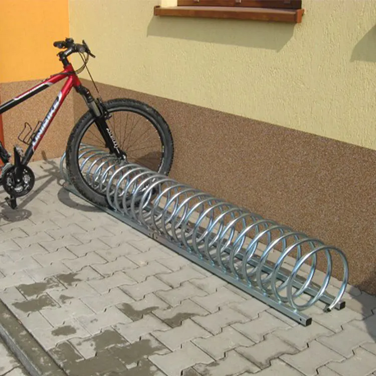 Custom Outdoor Metal Bike Storage Rack Outside Indoor Public Place ...