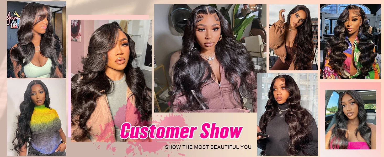Extensões de cabelo humano body wave tecimento ondulado_voghion.com