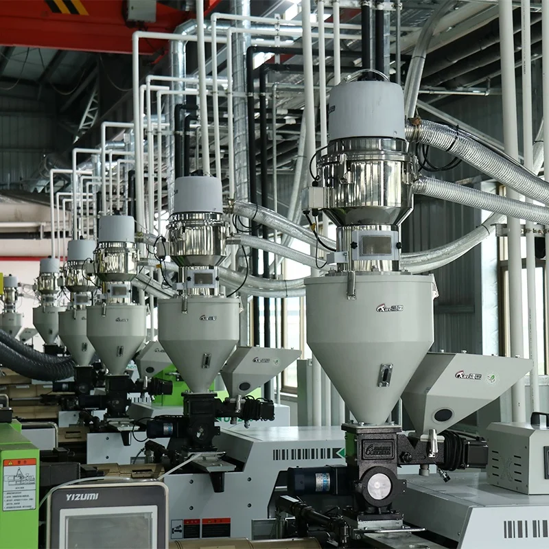 Xiecheng Brand Plastic Injection Factory Automatic Centralised Material Conveying Systems Vacuum Central Feeding System