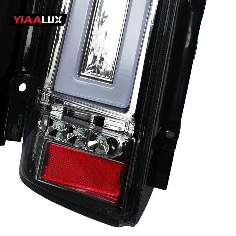 for TOYOTA Hiace LED Tail Lights 2005-2016 Rear Brake Running Stop Square LED Auto Lamps Lights Accessories factory