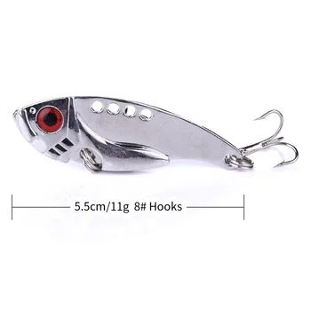 High Quality Cheery 5pcs/Box Hard Bait Lure Body Vib Bass Peasa Fishing Accessories Tackle Metal Jig Blank Fishing Lures – Metal Jig – view 5