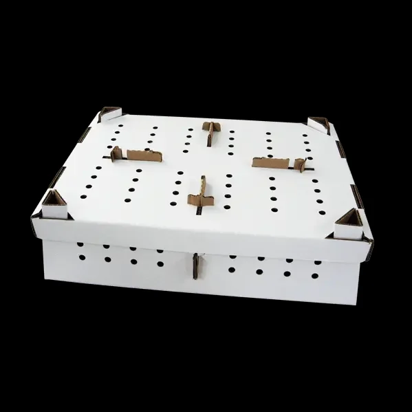 Factory Wholesale Quality Custom Design Corrugated Cardboard Live Baby Chicken Transport Boxes Carton Chick Box