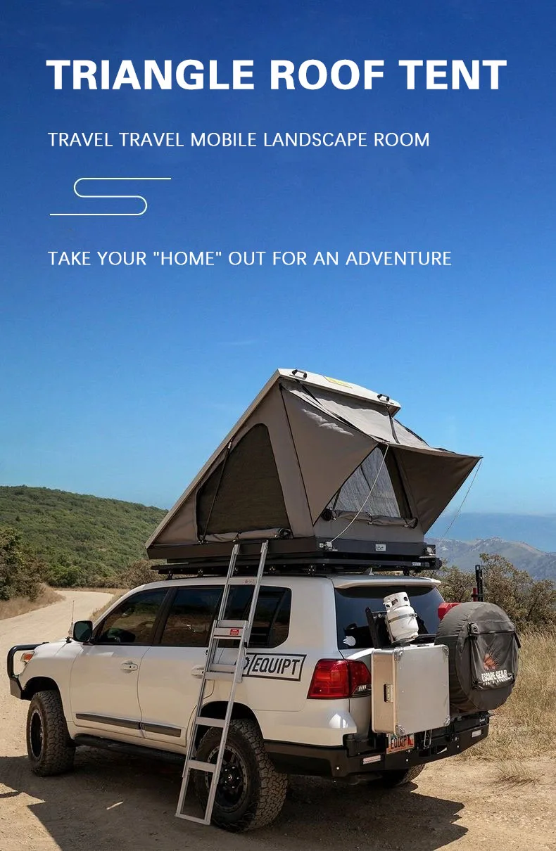 2023 New Hard Shell Suv Car Roof Top Tent Aluminum Shell Waterproof ...
