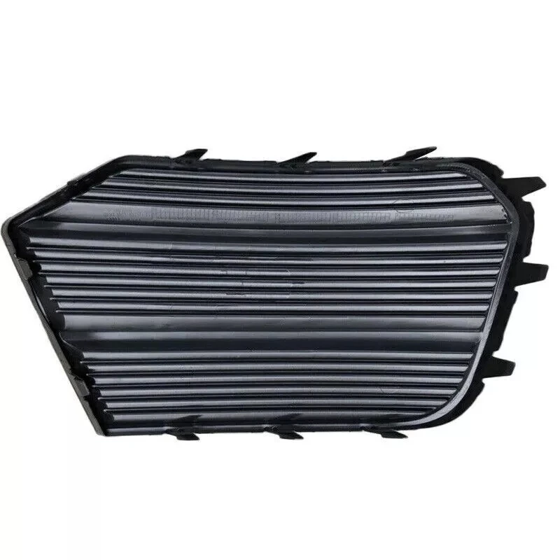 For Audi Q3 2016 2017 2018 Black Front Bumper Fog Light Lamp Grill Grille Cover