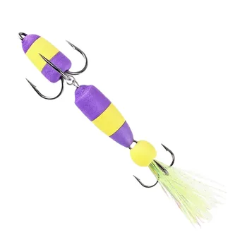 Cheery Fish King Silicone Fishing Tackle Set Soft Bass Bait Swingler with Little Pop Float for River Fishing – Soft Lure – view 2
