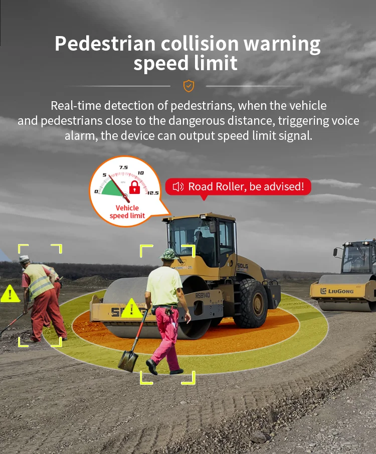 Active Collision Avoidance System for Bulldozers - AI Pedestrian Detection