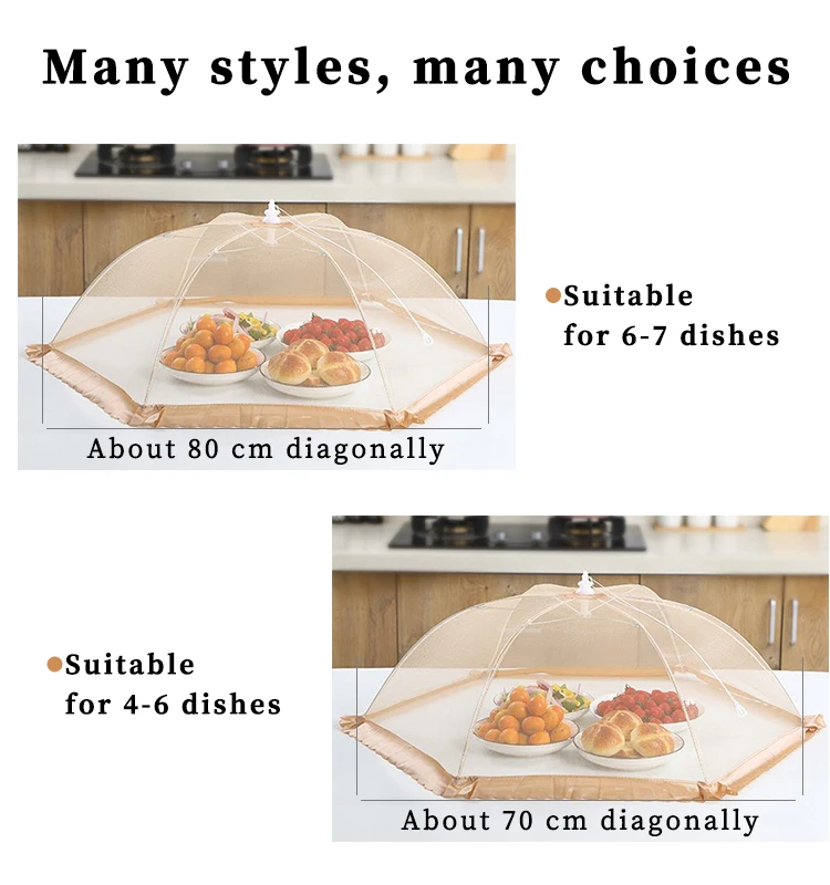 High Quality New Design Food Mesh Tent Customized Kitchen Foldable Net