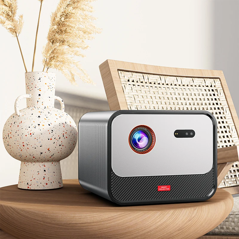 New DLP LED Projector Video Home Theater Projector Bluetooth HD Smart 4k Android With 3D High Lumen Video Cinema