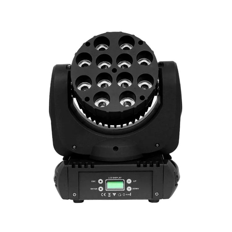stage lighting led moving light beam 12pcs 12w leds rgbw 4in1