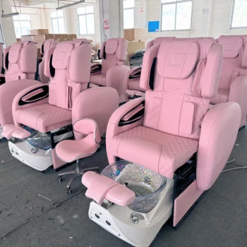 New design luxury style beauty salon furniture foot spa sillas de pedicura nias with back airbag massage