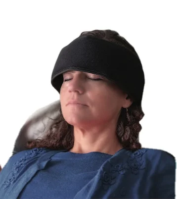 Migraine Hat wrap with 2 Gel Ice Pack for Tension Headaches, Migraines, Chemo Recovery, Stress Relief. Migraine cap