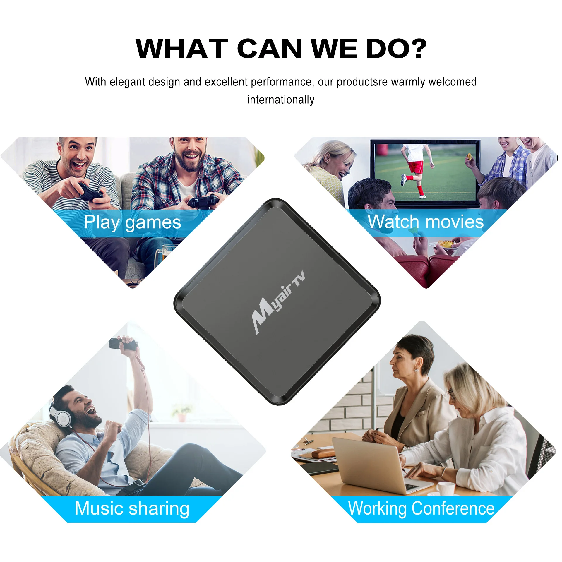 4k Android Smart Box With Amlogic S905w2 Chip New Atv 5.8g Wifi Ott Box ...