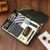 black-belt wallet watch bracelet 3 strings tie clip cufflink pen