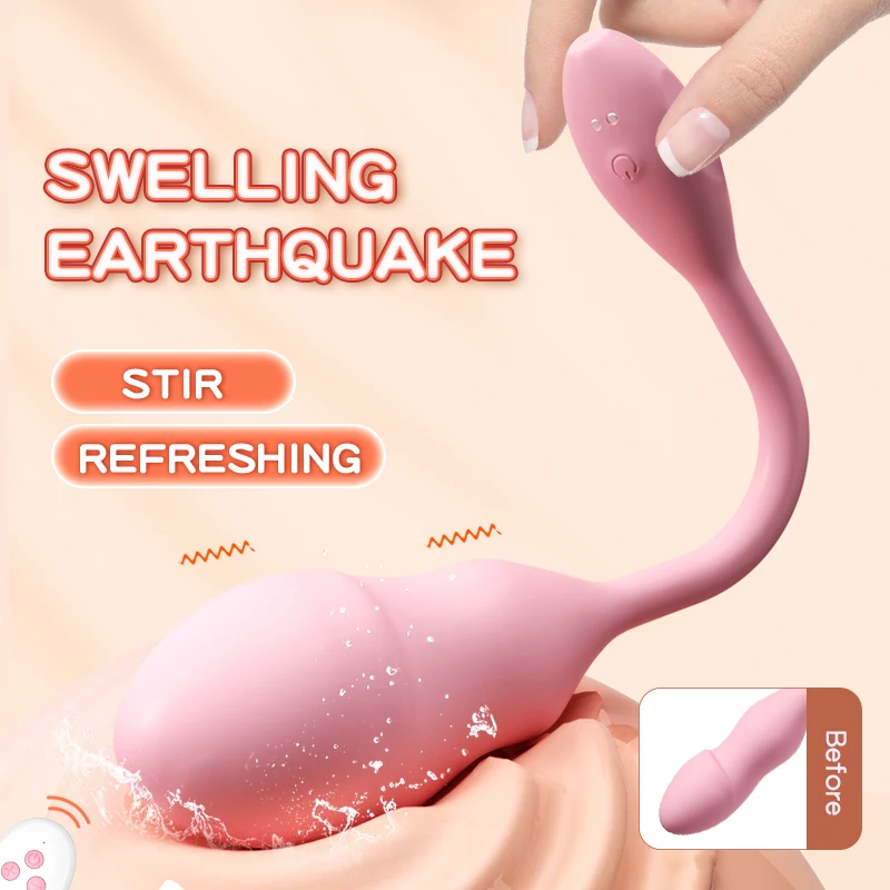 Wireless Remote Control USB Inflation Panty Love Egg Vibrator Wearable Adult Sex Toys for Women Saxy Toys