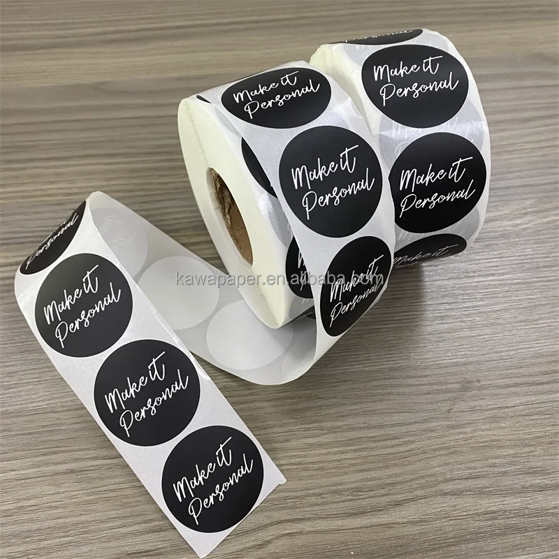 Custom Printed Logo Labels For Packaging Vinyl Waterproof Sticker ...