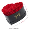 coeur 23 roses